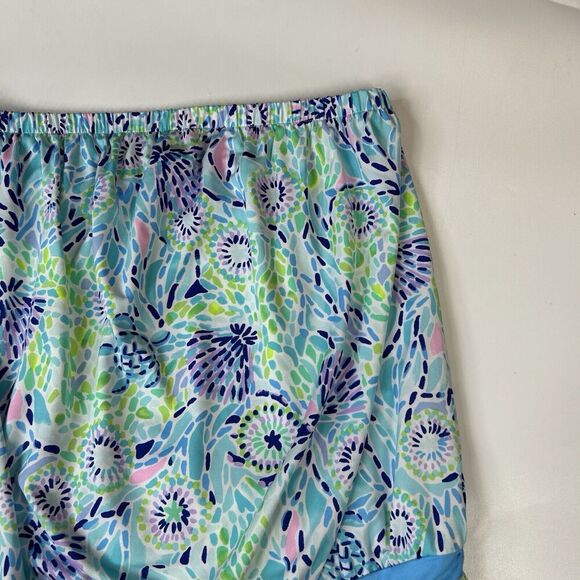 Lilly Pulitzer Women’s Large Ibiza Open Water Strapless Tube Bandeau Beachy - Picture 2 of 9